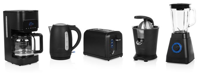 1,7 l Wasserkocher 2200 W  236032 Black Steel (Schwarz, Edelstahl) 