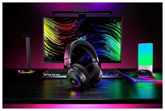 Ohraufliegender Bluetooth Kopfhörer kabellos 70 h Laufzeit USB Typ-A  Kraken V4 (Schwarz) 