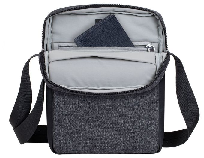 Messengerhülle aus Kunststoff für Jede Marke bis 27,9 cm (11") Staubresistent, Kratzresistent (Schwarz) 8811 Crossbody Tasche 