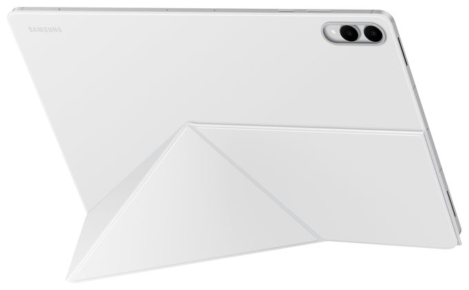 Cover für Samsung Galaxy Tab S11 Ultra bis 27,9 cm (11") Staubresistent mit Magnetverschluss (Weiß) Book 