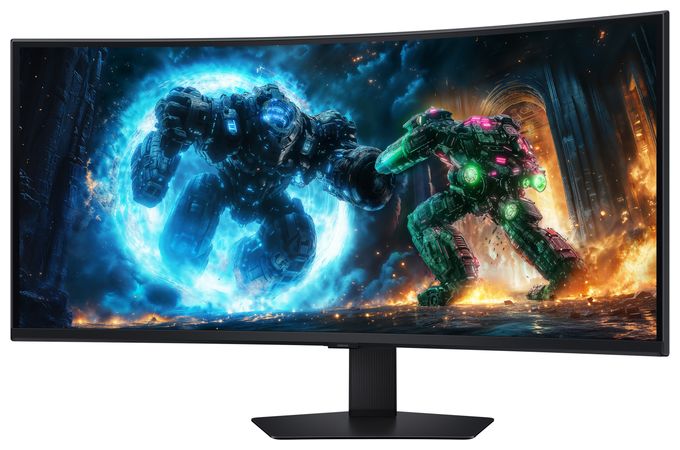 WUHD Monitor 101,6 cm (40 Zoll) 21:9 1 ms  Odyssey G7 LS40FG756EU (Schwarz) 