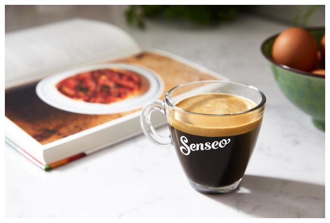 Kaffeepad, Gemahlener Kaffee Maschine  HD6592/84 Senseo Switch (Schwarz, Rot) 