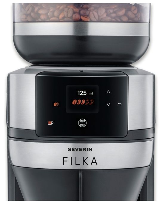 1 Tassen Filterkaffeemaschine  KA4853 (Schwarz, Silber) 