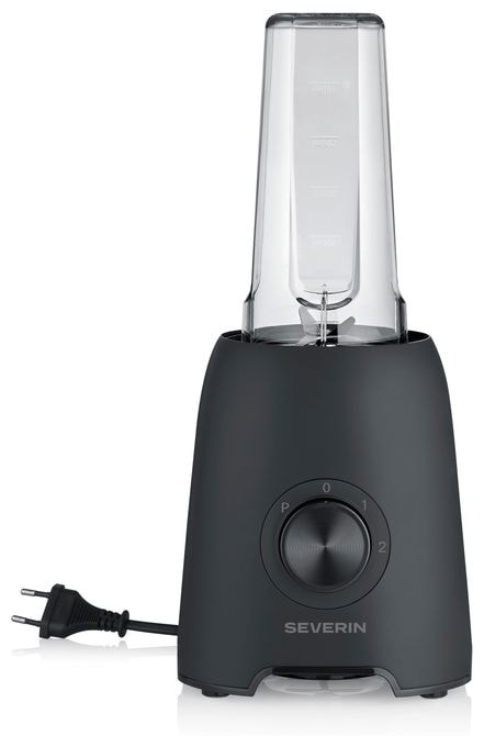 1,5 l Standmixer 2 Geschwindigkeiten 600 W (Schwarz, Transparent) SM3724 