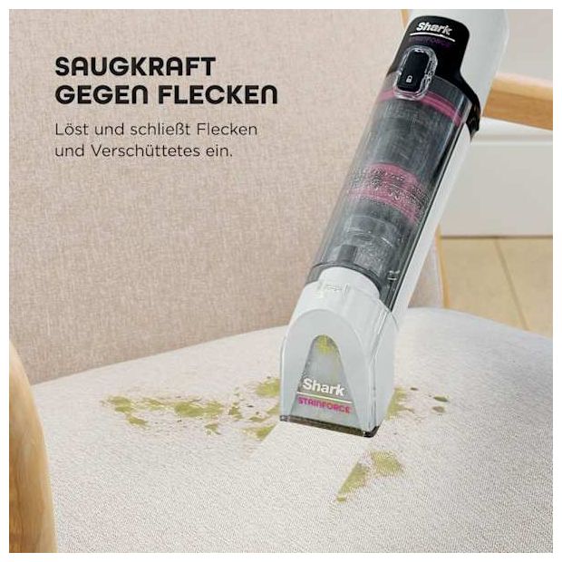 Handstaubsauger Beutellos (Schwarz, Pink, Weiß) HX100EUT StainForce 