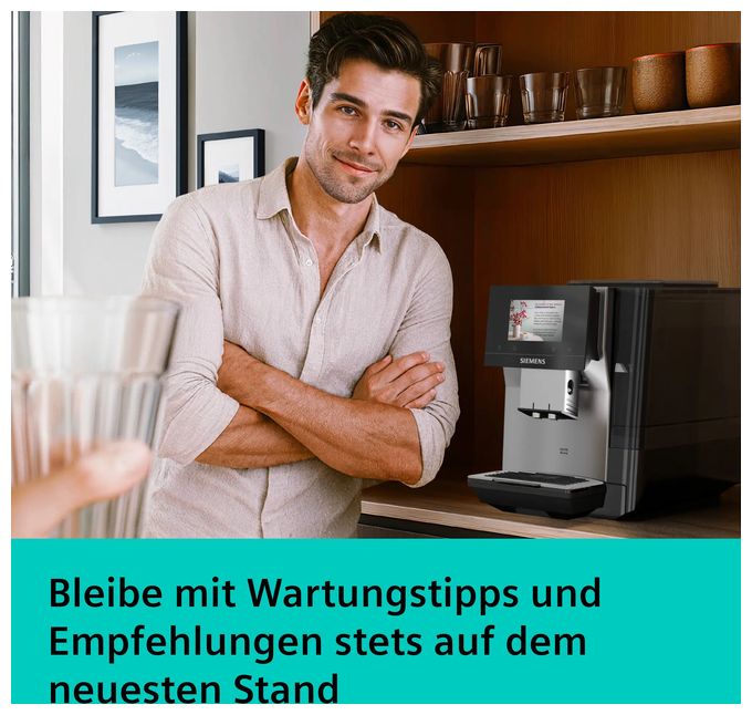 Kaffeevollautomat 19 bar 2,4 l 320 g  EQ700 TP725EM7 (Schwarz, Silber) 