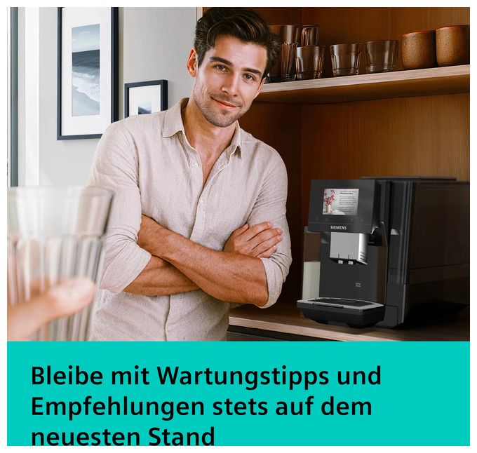Kaffeevollautomat 19 bar 2,4 l 320 g  EQ700 TQ725E03 iAroma (Schwarz) 