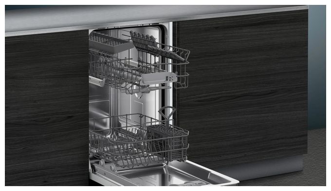 45 cm Geschirrspüler Voll integriert Leise 10 Maßgedecke aquaStop Funktion Wärmetauscher iQ300 SR61HX23KE 
