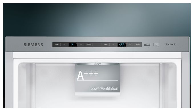 214 l / 94 l Kühl-Gefrierkombi freistehend 149 kWh Jahr  iQ500 KG36EALCA (Edelstahl) 