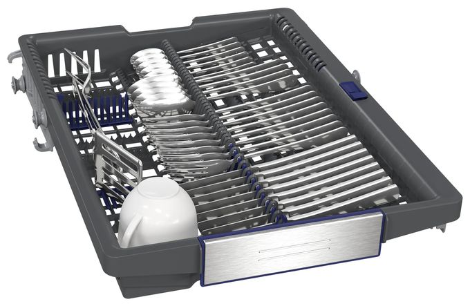45 cm Geschirrspüler vollintegriert (ohne Front) Sehr leise 10 Maßgedecke aquaStop Funktion Wärmetauscher iQ500 SR65ZX22ME 
