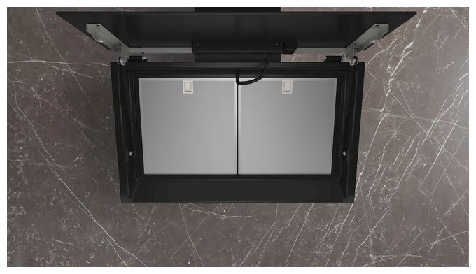Dunstabzugshaube Wand 80 cm Abluft/Umluft (Schwarz) iQ700 LC81KAN65 