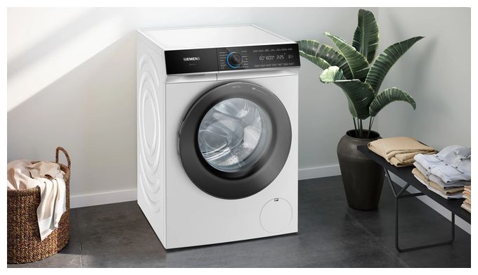9 kg Frontlader Waschmaschine 1600 U/min aquaStop Funktion (Weiß) iQ700 WG46B2072 