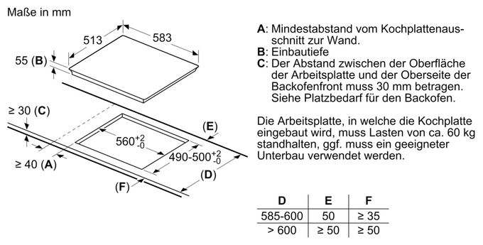 Herdset groß AutoClean activeClean mit 60 cm Induktions Kochfeld PQ522VAAB (EM645CQB6E + HE278GBB4) 