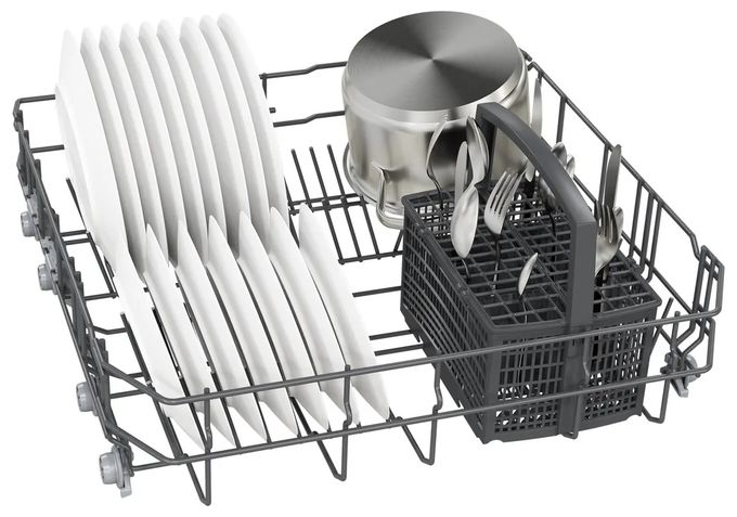 60 cm Geschirrspüler vollintegriert (ohne Front) leise 13 Maßgedecke aquaStop Funktion iQ100 SN61HX00TE 