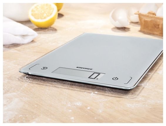 Elektronische Küchenwaage bis 10 kg Genauigkeit 1 g  61504 Page Comfort 300 (Silber) 