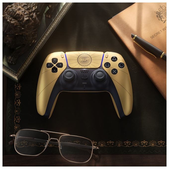 Analog / Digital Gamepad für PC/MAC/Android/iOS/PlayStation 5  DualSense Wireless Controller - 007 First Light Limited Edition (Schwarz, Gold) 