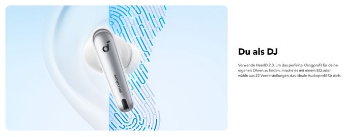 In-Ear Bluetooth Kopfhörer kabellos 10 h Laufzeit IPX4  Liberty 4 NC (Weiß) 
