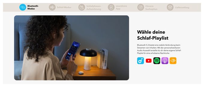 In-Ear Bluetooth Kopfhörer kabellos 10 h Laufzeit IPX4  Sleep A20 (Weiß) 