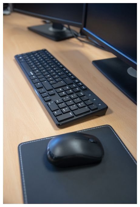 Tastatur RF Wireless 2.4 GHz  SL-640303 (Schwarz) 