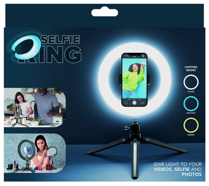 Selfie-Licht 198 mm Universal  Selfie Ring (Schwarz) 
