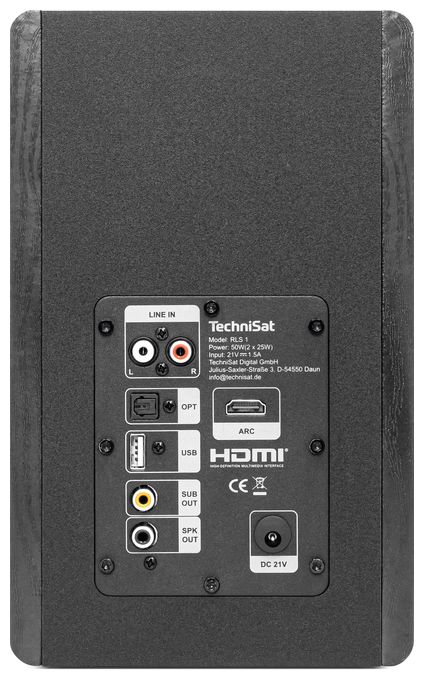 50 W Bluetooth Lautsprecher  Audiomaster RLS1 (Schwarz) 