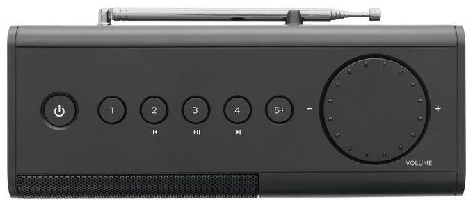 Bluetooth DAB+, FM, VHF Radio Tragbar  Digitradio 217 (Schwarz) 