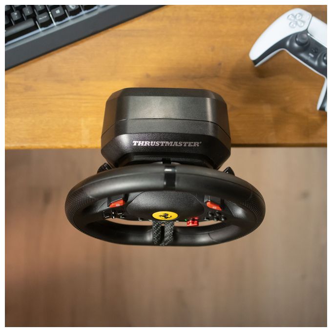 Analog / Digital Lenkrad + Pedale für PC, PlayStation PS4, PlayStation PS5  T98-P Ferrari 296 GTB (Schwarz) 
