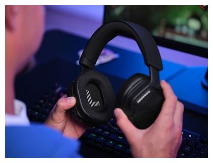 Over Ear Bluetooth Kopfhörer kabelgebunden&kabellos 20 h Laufzeit USB Type-C / USB Type-A  GXT493 Carus (Schwarz) 