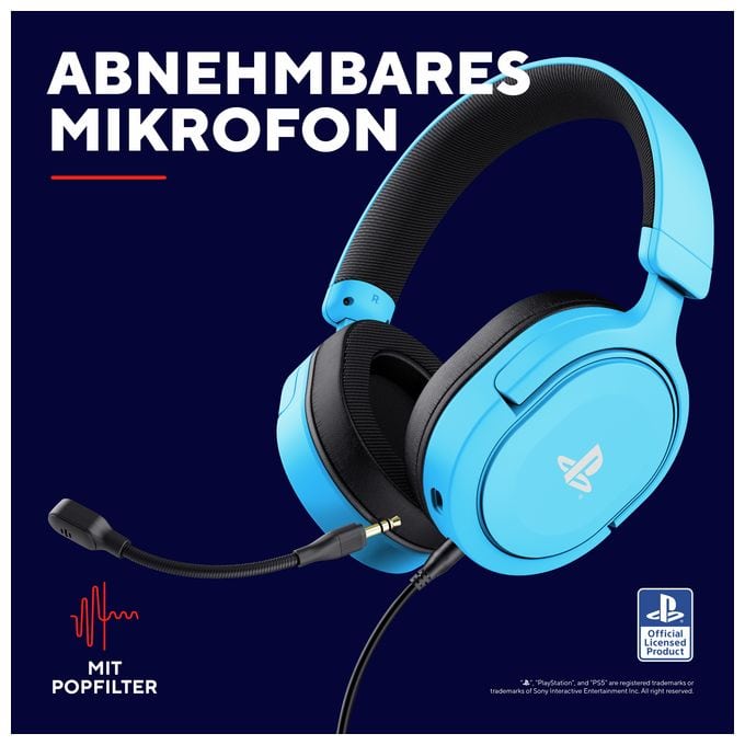 Over Ear Kopfhörer Kabelgebunden  GXT498 Forta (Blau) 