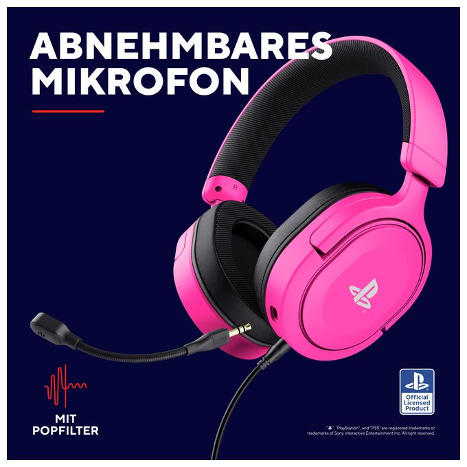 Over Ear Kopfhörer Kabelgebunden  GXT498 Forta (Pink) 
