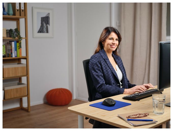 3200 DPI Büro Maus Optisch  Ozaa+ (Schwarz) 
