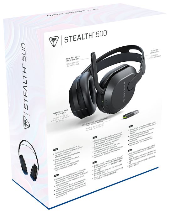 Over Ear Bluetooth Kopfhörer kabellos 40 h Laufzeit  Stealth 500 Gaming (Schwarz) 