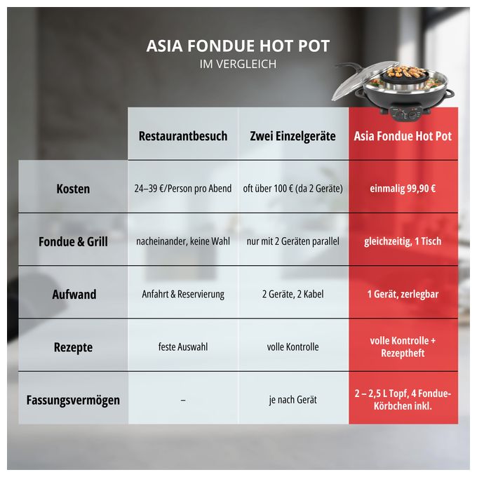 48745 Asia Fondue Hot Pot 