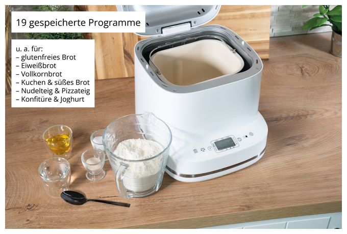 Brotbackautomat für 1 kg 550 W 68120 Backmeister Bernd 