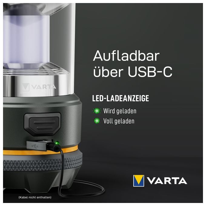 Batterie  L20R Outdoor Laterne (Schwarz) 