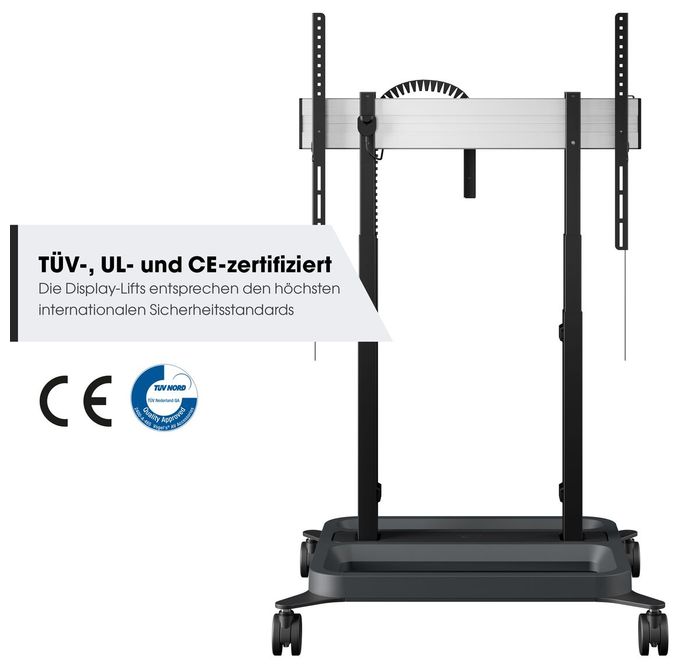 RISE 2005B Motorisierter Display-Boden-Wand-Lift 
