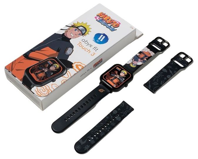 Digital Smartwatch Quadratisch IP67 360 h  Touch 3 (Schwarz) 