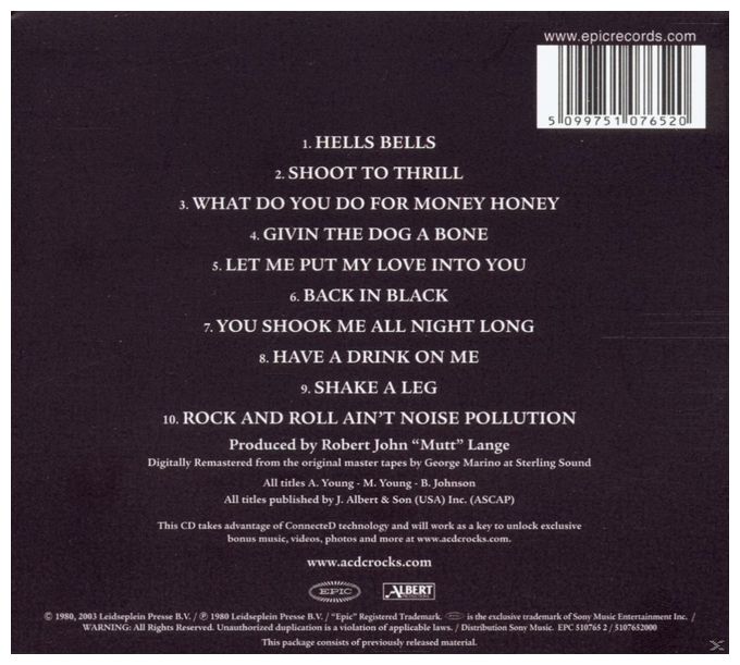 AC/DC - Back In Black 
