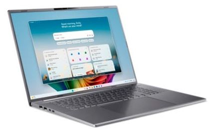 WUXGA Notebook 45,7 cm (18 Zoll) 1920 x 1200 Pixel 16 GB Ram 512 GB SSD Windows 11 Home Intel Core Ultra 5 max. 4,5 GHz  Aspire A18-I71M-57Q6 (Grau) 