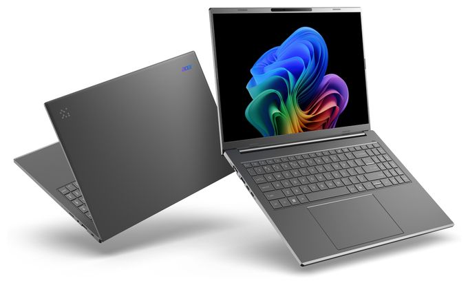 WUXGA Notebook 40,6 cm (16 Zoll) 1920 x 1200 Pixel 512 GB SSD Windows 11 Home AMD Ryzen 5 max. 4,8 GHz  Aspire 16 AI A16-61M-R5EH (Grau) 