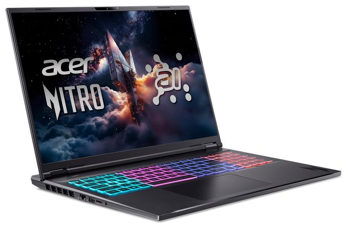WQXGA Notebook 45,7 cm (18 Zoll) 2560 x 1600 Pixel 1 TB SSD Windows 11 Home AMD Ryzen 7 max. 5 GHz  Nitro AN18-61-R5B0 (Schwarz) 