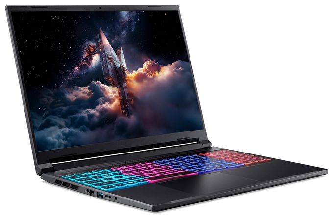 WQXGA Notebook 40,6 cm (16 Zoll) 2560 x 1600 Pixel 16 GB Ram 1 TB SSD Windows 11 Home Intel Core 7 max. 5,2 GHz NVIDIA GeForce RTX 5070  Nitro V ANV16S-71-77SA (Schwarz) 