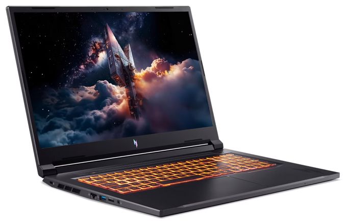 Full HD Notebook 43,9 cm (17.3 Zoll) 1920 x 1080 Pixel 1 TB SSD Windows 11 Home AMD Ryzen 7 max. 5,1 GHz  Nitro V17 AI ANV17-41-R4D6 (Schwarz) 