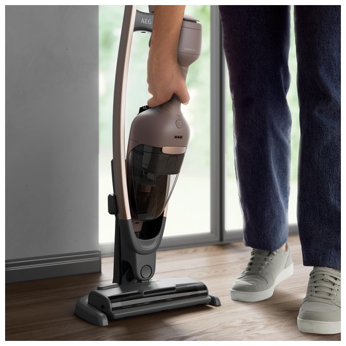 Handstaubsauger Beutellos bis 55 min Laufzeit 25,2 V  AS62A252XN Serie 6000 (Braun, Walnuss) 