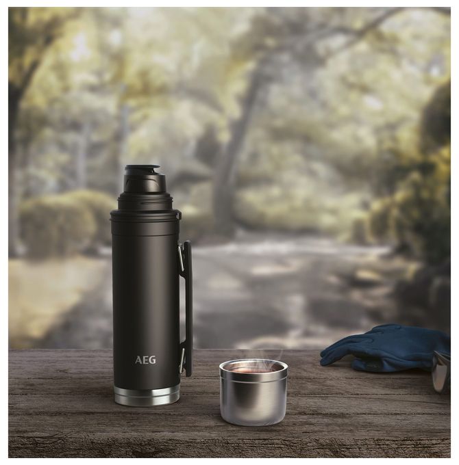  ATHJ02 Thermosflasche 1 l (Schwarz) 