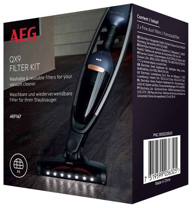 Zubehör AEF167 Waschbare Filter Für QX9 Und FX9 