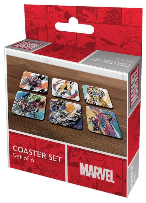 Avengers Untersetzer 6er Set 70120 