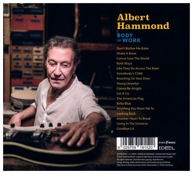 Albert Hammond - Body Of Work (CD-Digipak) 