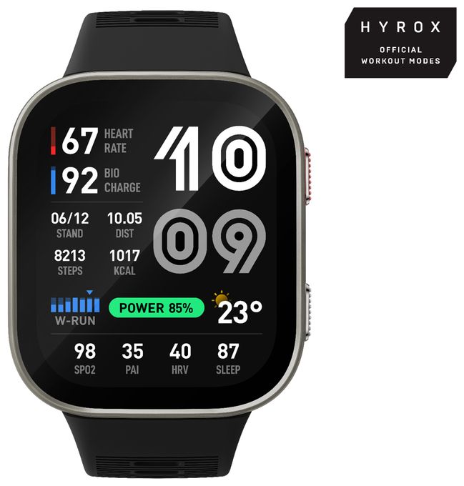 Digital  Smartwatch Rechteckig 324 ppi  Bip Max (Silber) 
