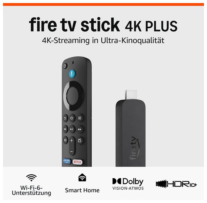 4K Ultra HD Media Player 8 GB HDMI Fire TV Stick 4K Plus 